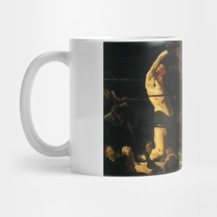 Vintage Sports Boxing, Boxers Fight in the Ring Mug